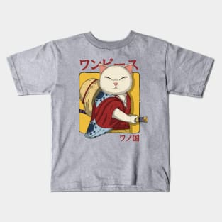 Samurai Neko Kids T-Shirt